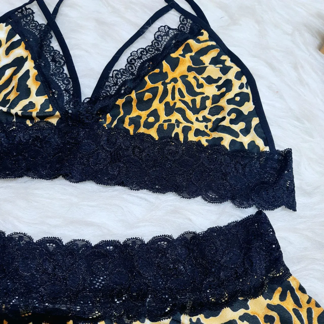 ست سوتین و دامن پلنگی Delwin کد 003 - تصویر 8