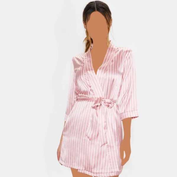 ربدوشامبر ساتن طرح ویکتوریا Delwin کد 091