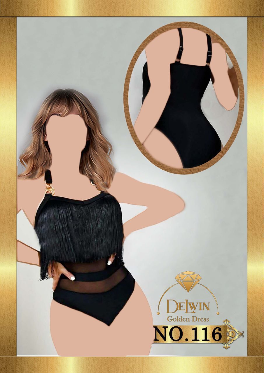 بادی فانتزی ریسهدار Delwin کد 116 - تصویر 2