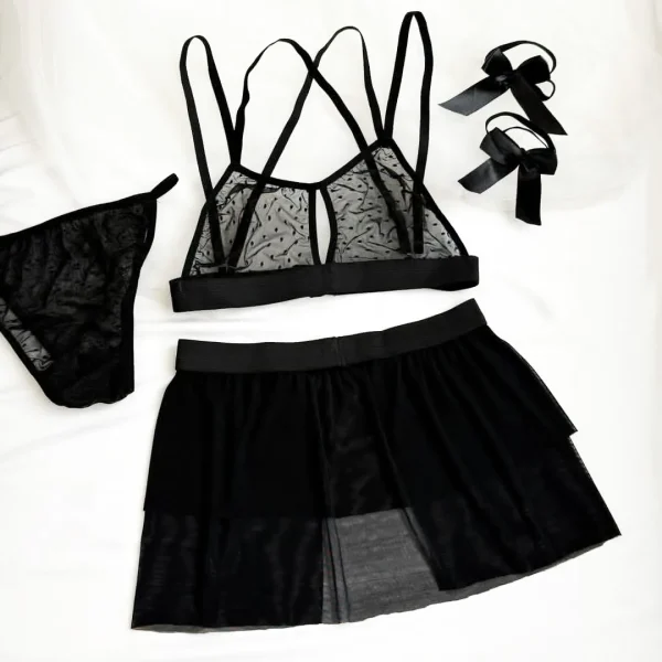 ست شورت و سوتین و دامن فانتزی Mersede کد 148