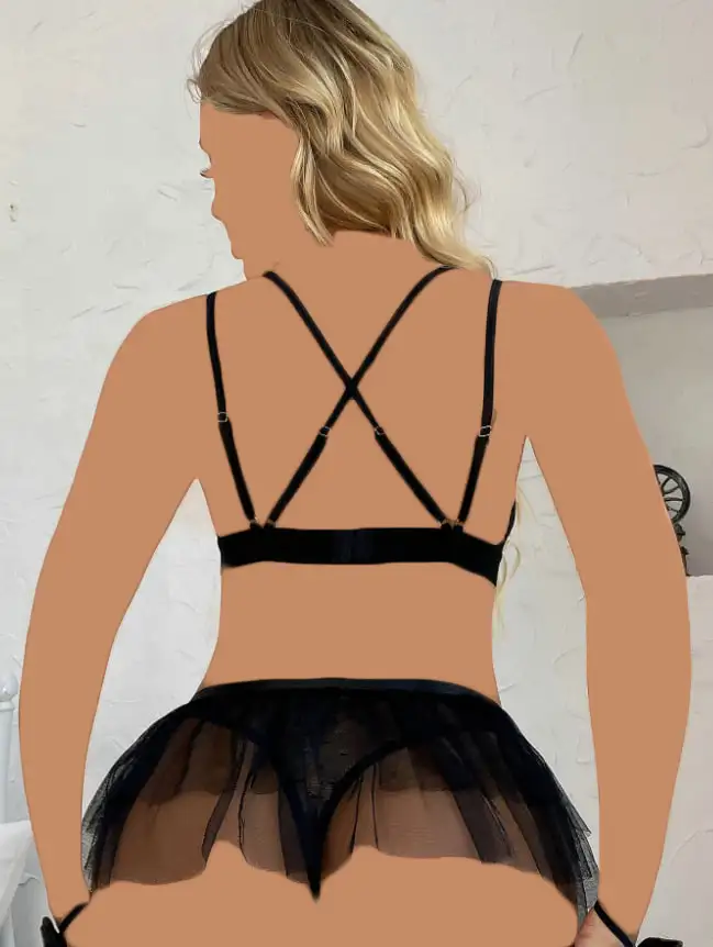 ست شورت و سوتین و دامن فانتزی Mersede کد 148 - تصویر 3