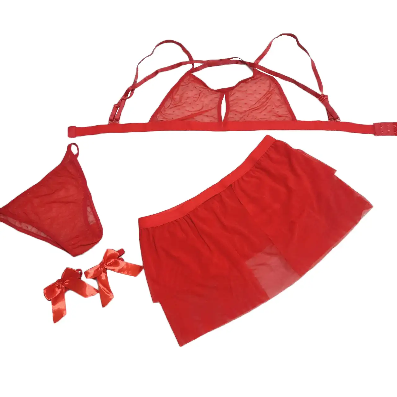 ست شورت و سوتین و دامن فانتزی Mersede کد 148 - تصویر 6