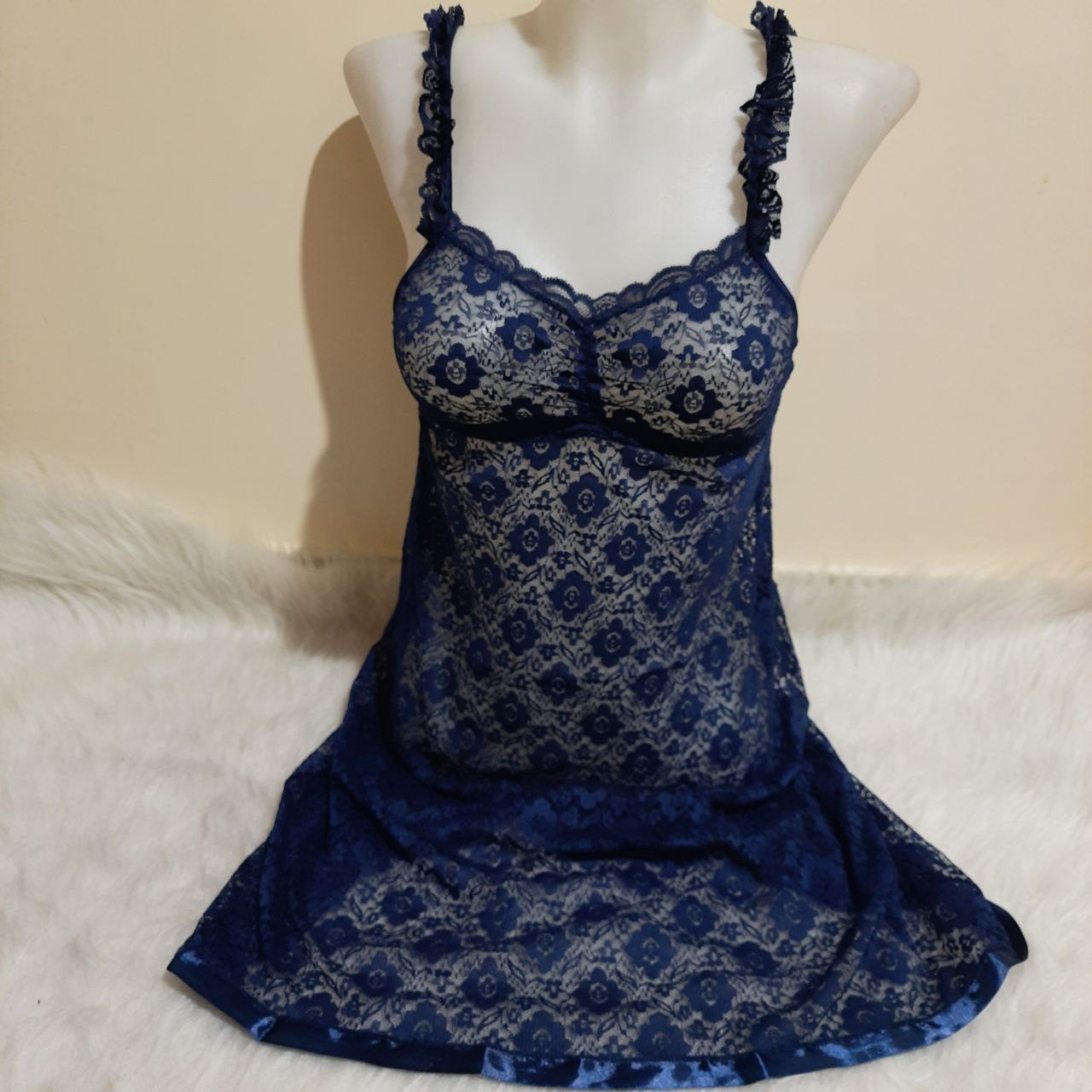 لباس خواب توری لاو لاینجری کد L1666 - تصویر 6