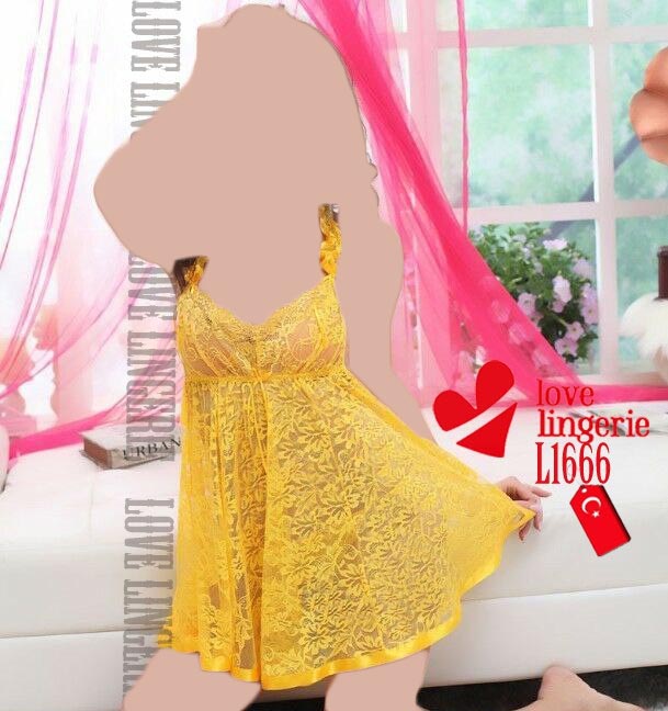 لباس خواب توری لاو لاینجری کد L1666 - تصویر 5