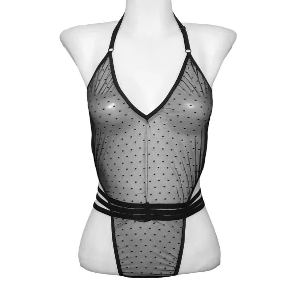 بادی فانتزی با تور خالدار MNG کد 2210008