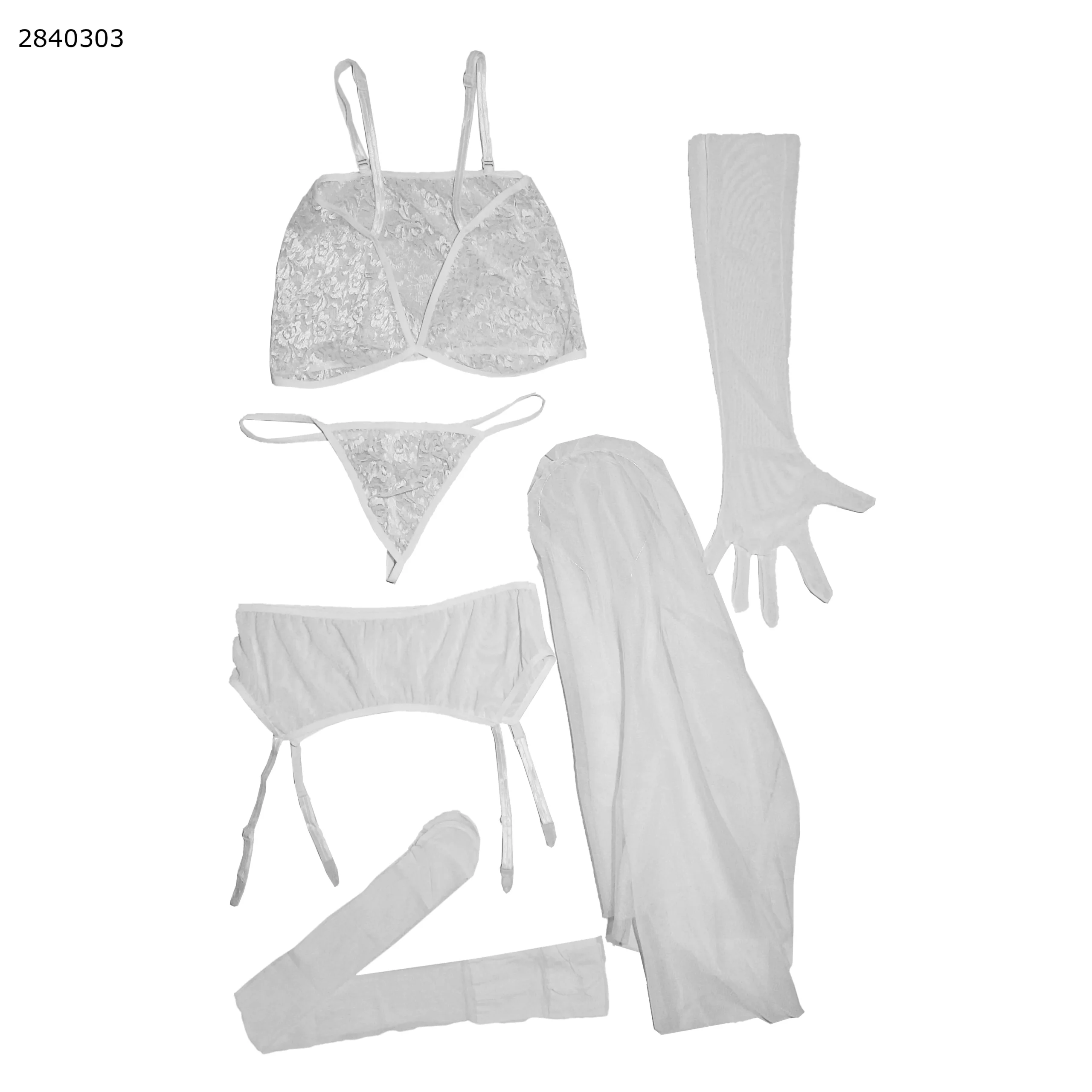 ست شش تکه عروس MNG کد 2840303 - تصویر 7