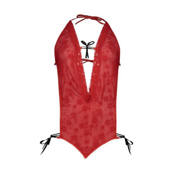 بادی فانتزی بغل گره‌ای پشت باز لاو لاینجری کد L388