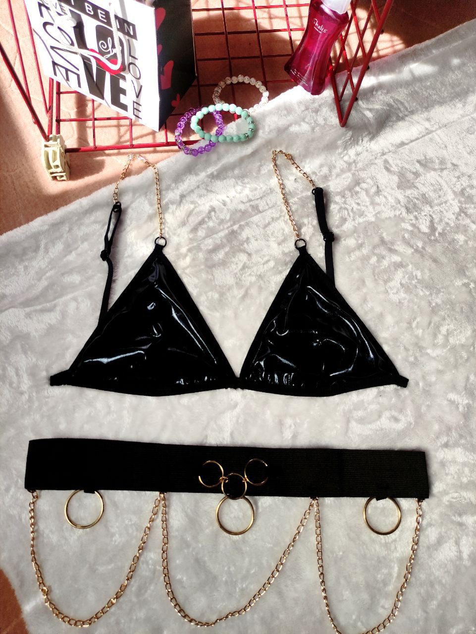 ست فانتزی زنجیردار Anahel کد 7017 - تصویر 8