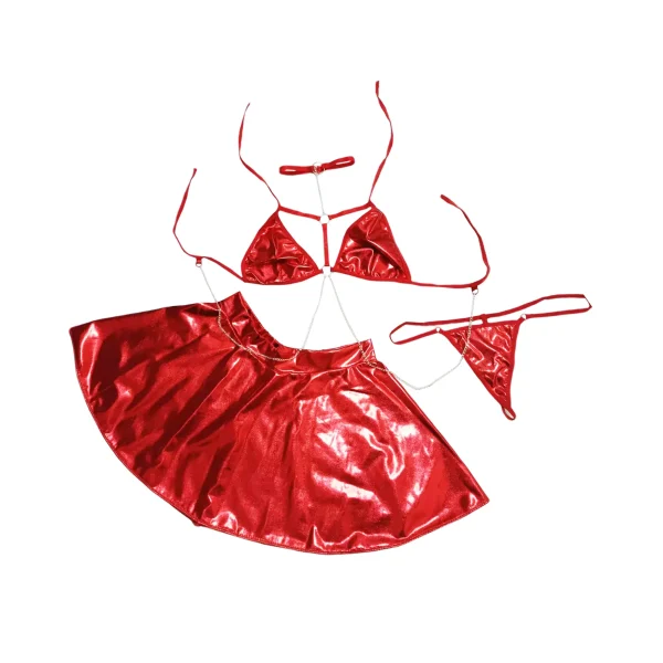 لباس خواب یا ست فانتزی دیسکو زنجیردار Anahel کد 7019