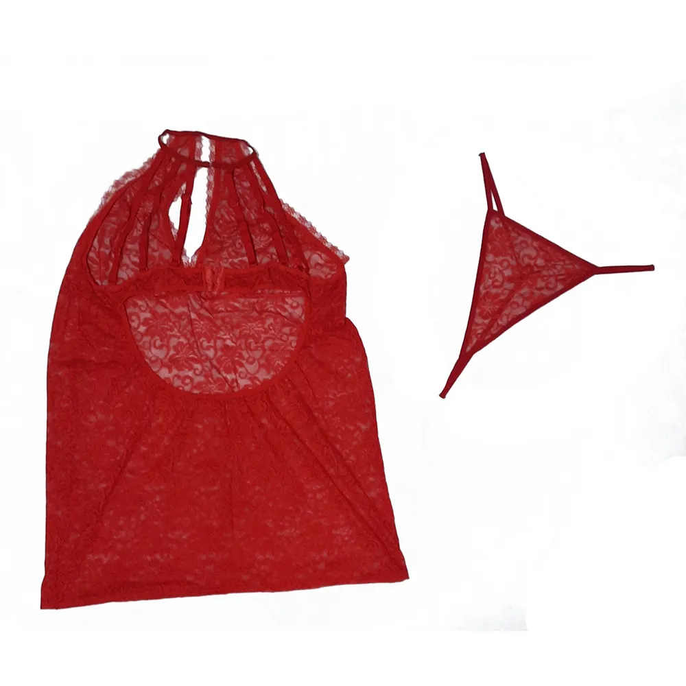 لباس خواب سایز بزرگ پشت‌بندی Delwin کد 142 - تصویر 5