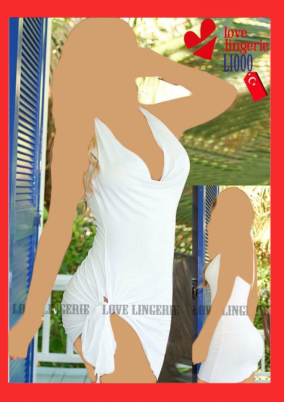 لباس بغل گرهای یقه شل لاو لاینجری کد L1000