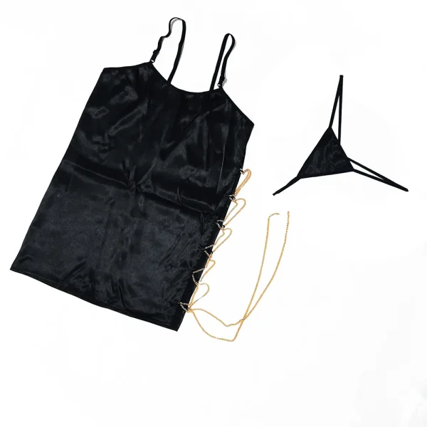 لباس خواب ساتن Anahel کد 7034