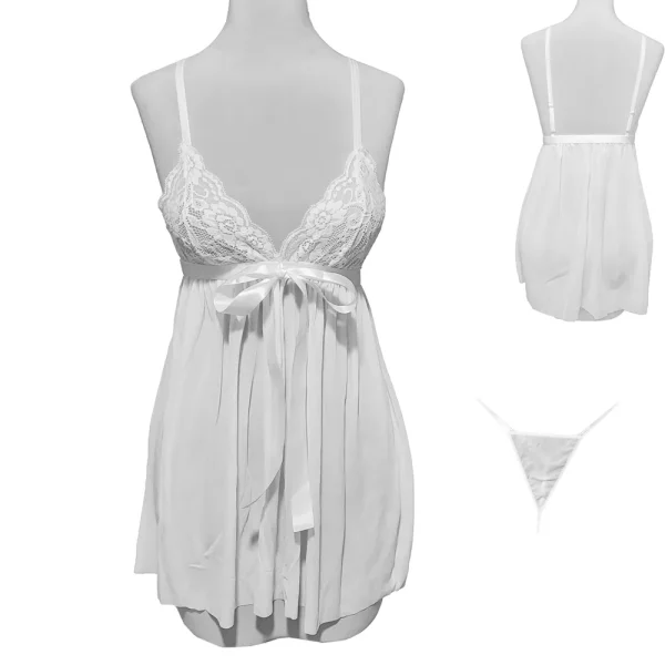 لباس خواب عروس دو تکه کد 324 سایز 38 تا 42