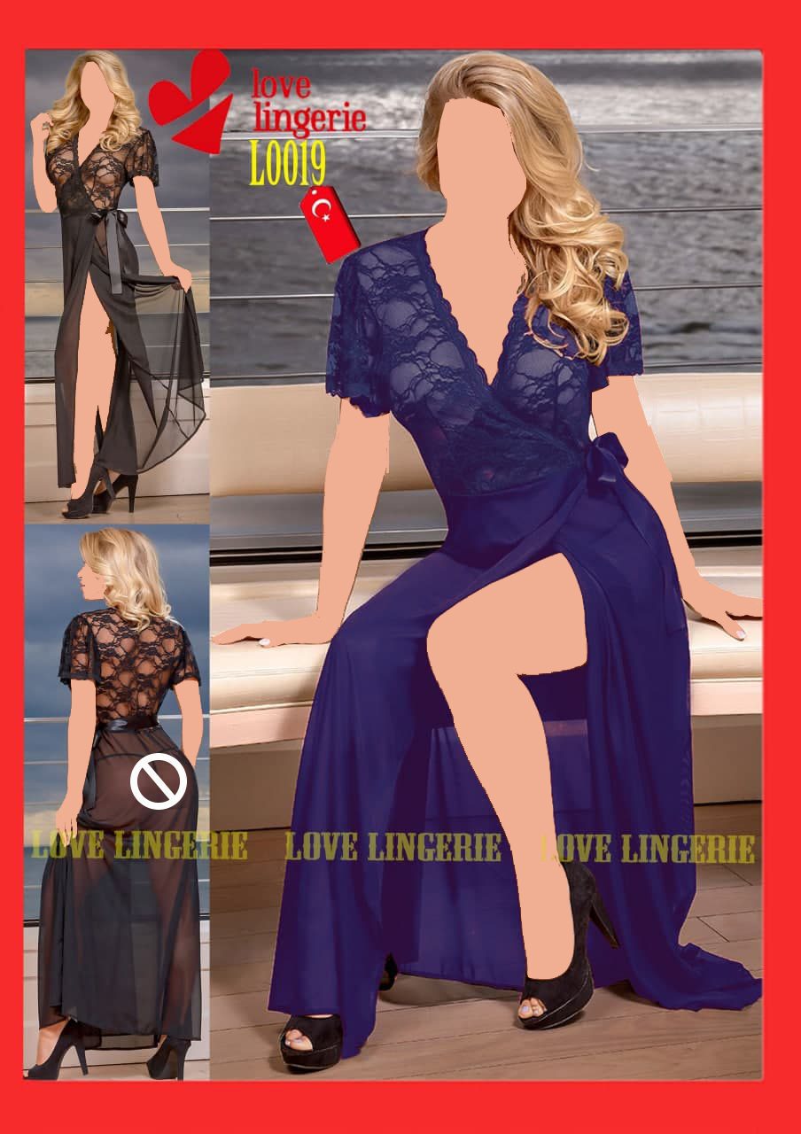 لباس خواب بلند لاو لاینجری کد L0019 - تصویر 5