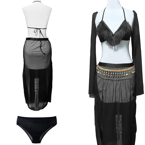 ست سوتین و دامن عربی بالدار کد 107 (38تا42)